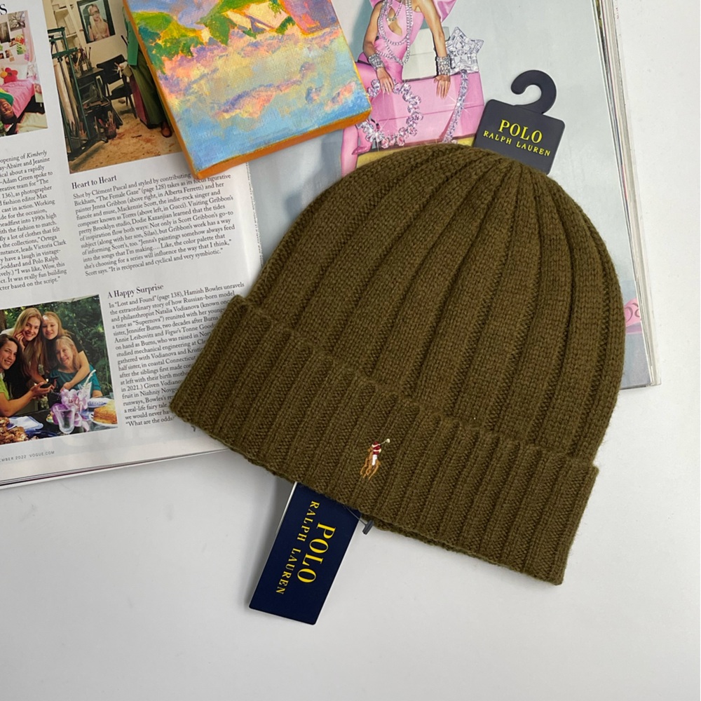 Polo Ralph Lauren Pony Lambs Wool Knit Beanie